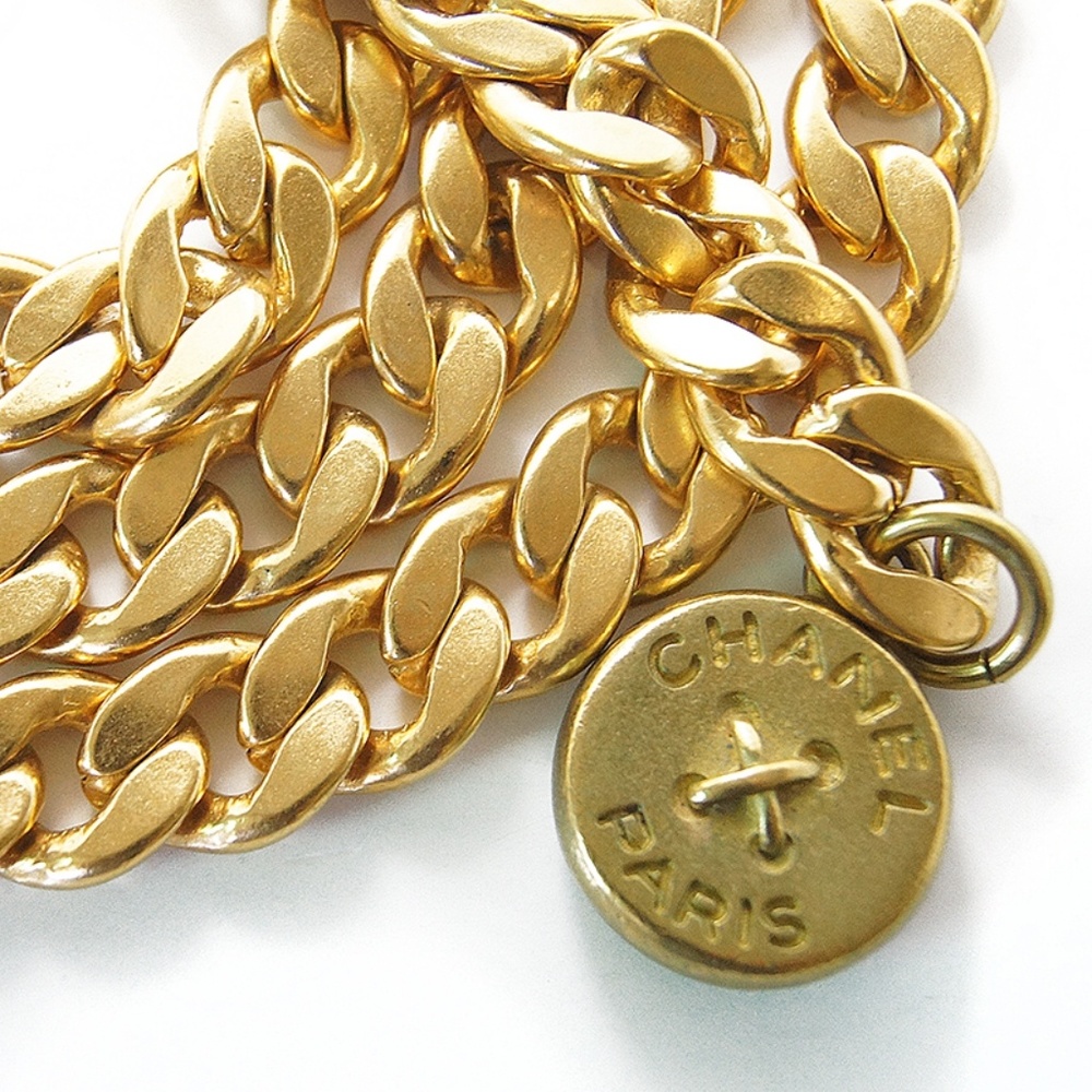 CHANEL vintage gold belt very very rare